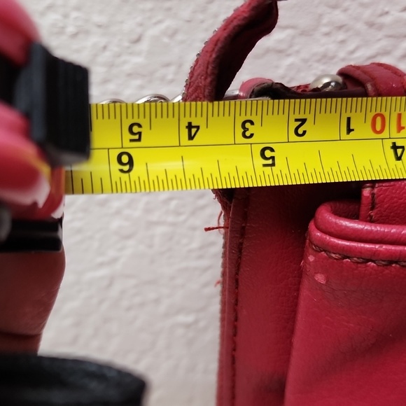 2 for $25 Cute Nine West Red Vintage Small Crossbody Bag - Picture 5 of 8